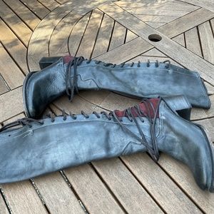 Coal Freebird by Steven lace up boots